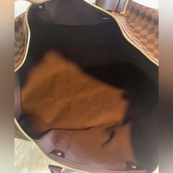 Louis Vuitton Keepall Bandouliere 55 Damier Ebene NWT - Picture 9 of 16